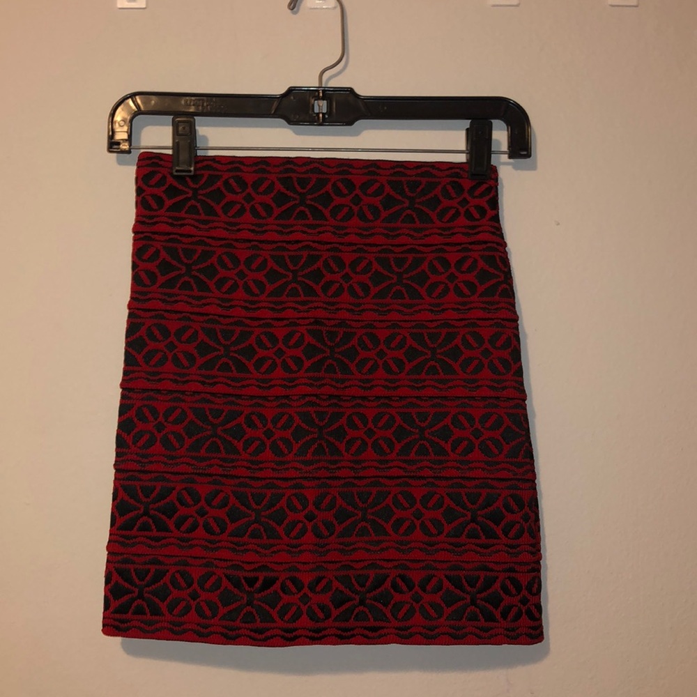 Floral mini skirt
